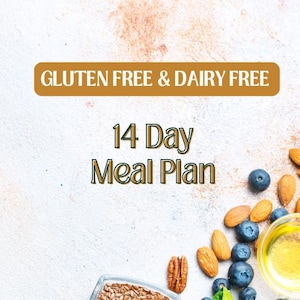14-Day Meal Plan, Gluten Free, Dairy Free, Egg Free, Meal Planner, nutrition, healthy recipes, Grocery lists, Nutrition Facts