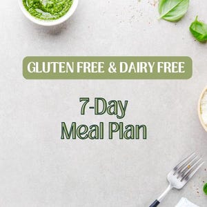 Gluten free, Dairy free, Egg free ,7-day meal plan, healthy recipes, nutrition, healthy lifestyle, gluten free recipes