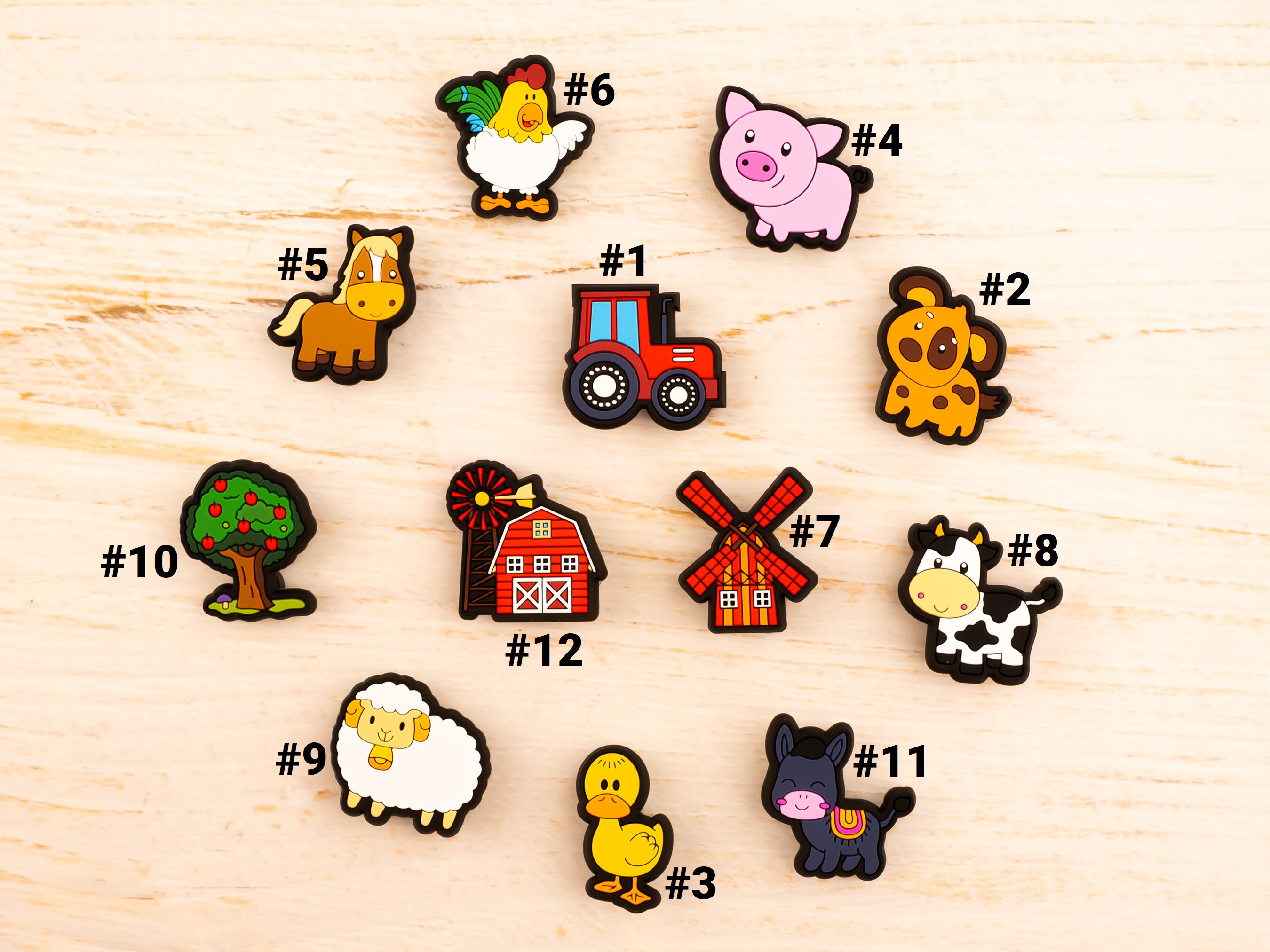 12 Piezas De Charms Para Zapatos De PVC - Adornos Para Sandalias, Chanclas Y Pulseras - Formas De Arcoíris Y Estrellas