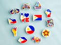 Filipino Shoe Charms Country 13PCS PVC Clog Pins Accessories Party Favors Birthday Gifts Holidays Decoration for Boys Women Girls product logo