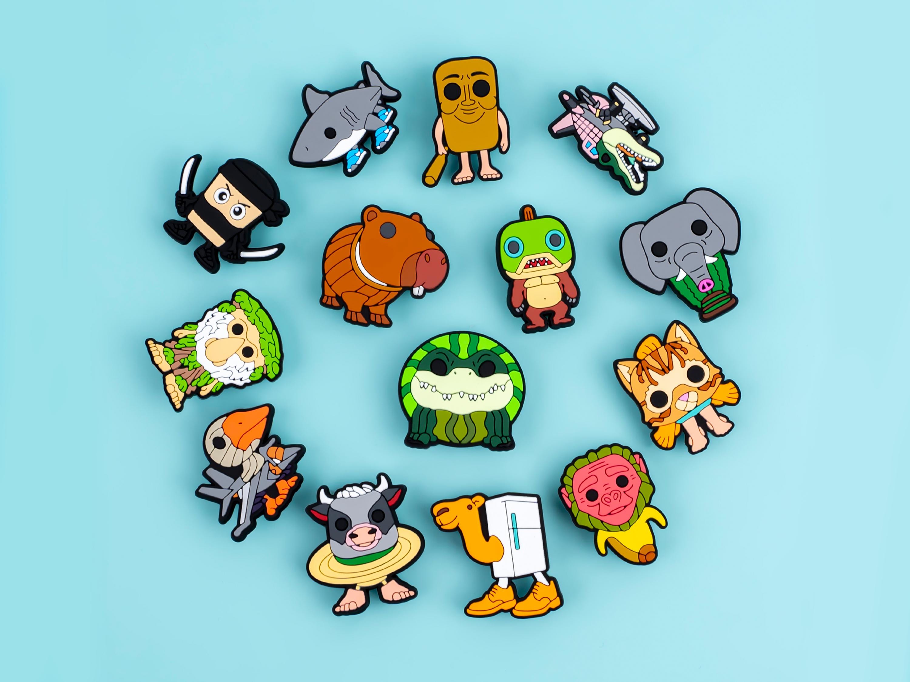 15 Breloques Pour Chaussures, Italian Brainrot Spécialement