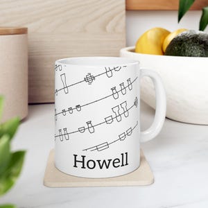 Personalizable Stage Lighting Plot Print (Light Mode) Mug