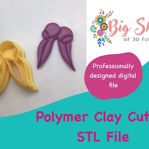 Polymer Clay Cutter, STL File, Gumnuts Clay Cutter, Digital File, 3d Print File, Clay Tool,