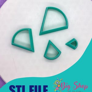 Digital File for Wedge Shape Polymer Clay Cutter, STL, Digital File, 3d Print File, Clay Tool,