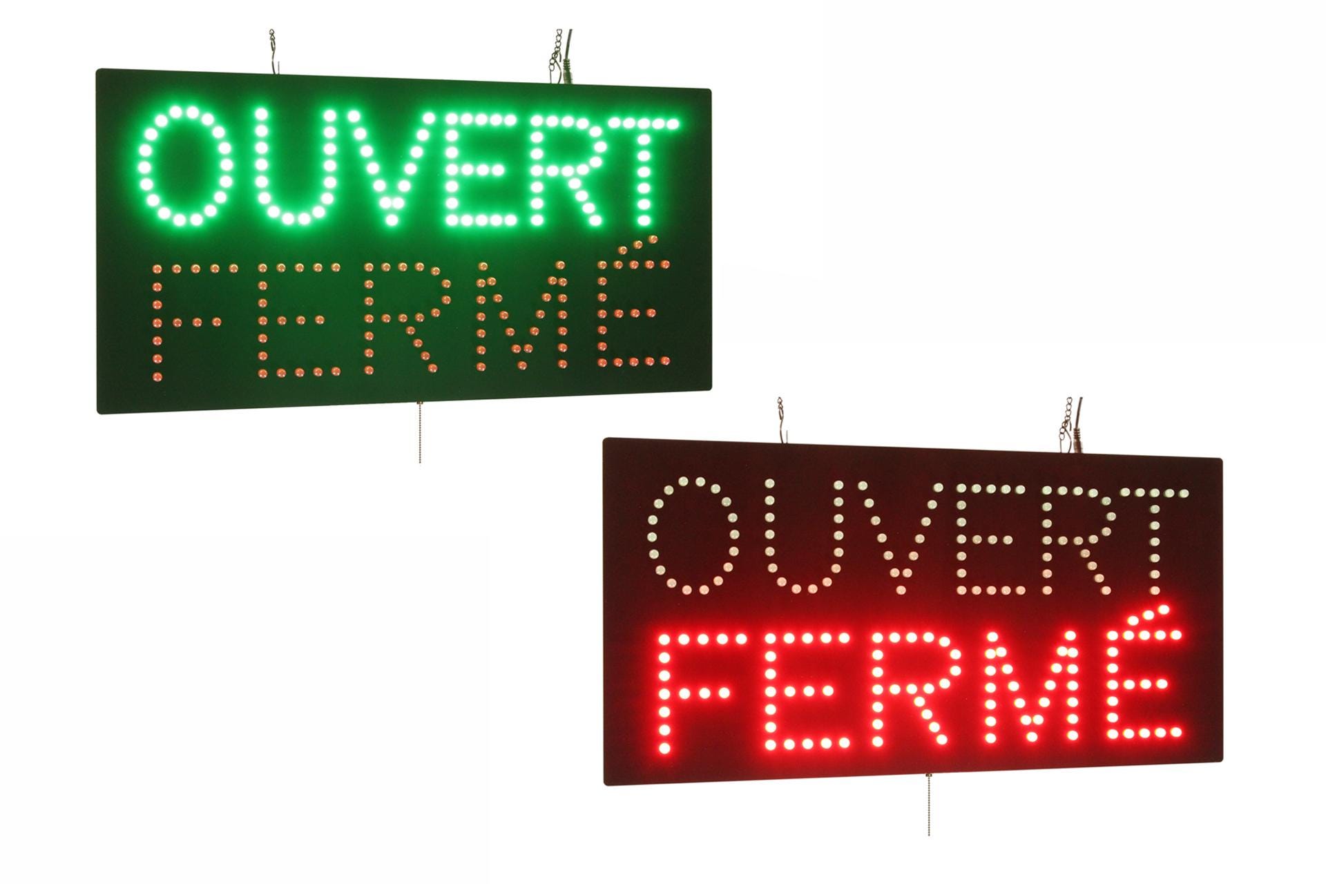 Ouvert Ferme 2 in 1 Sign, 24\, image size:1920x1280