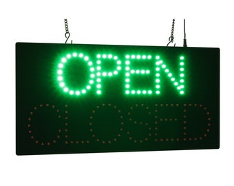 Open Closed 2 in 1 Sign, Up-down Style, TOPKING Signage, LED Neon