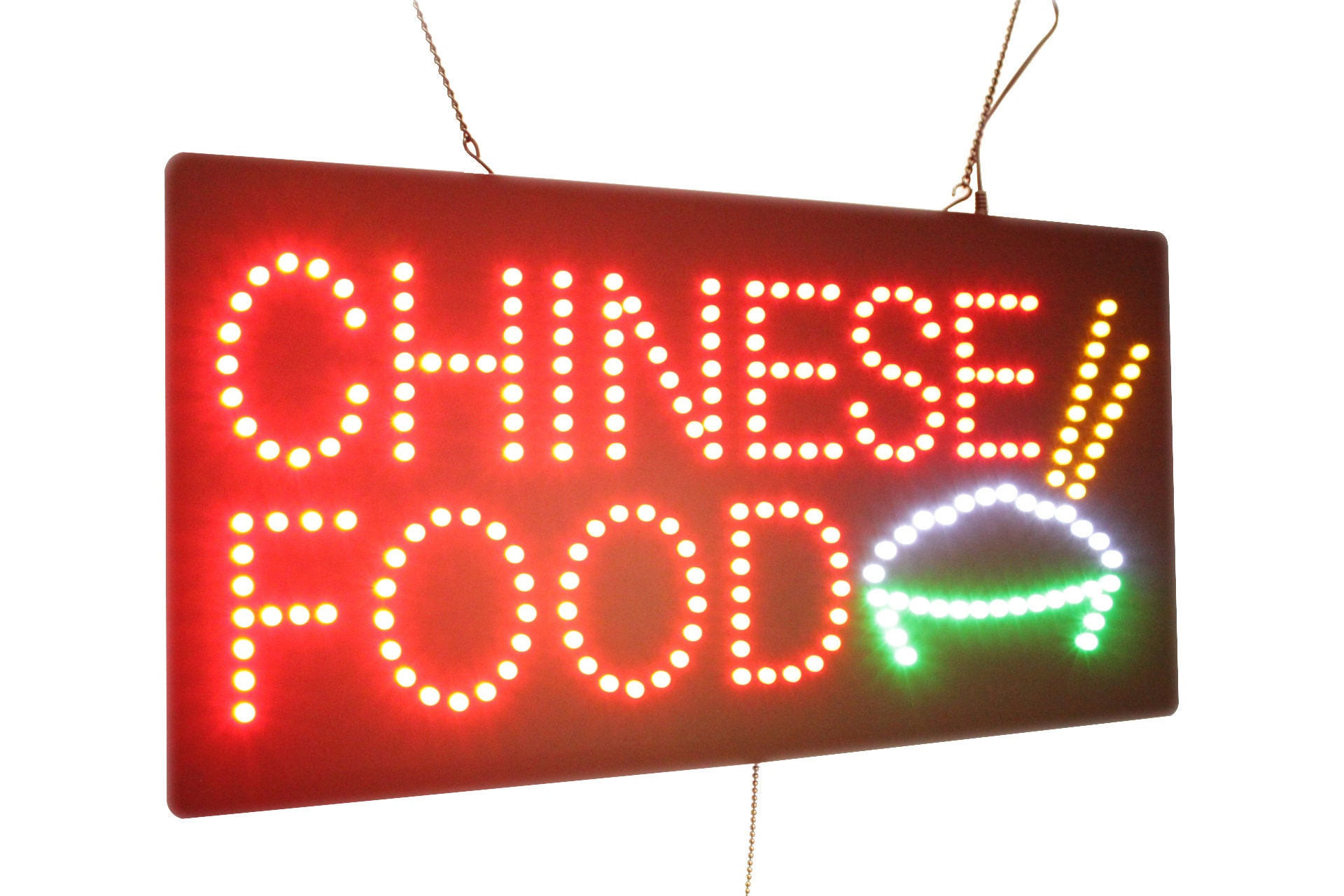 Chinese Food Sign LED Neon Store Window Display Signage Etsy