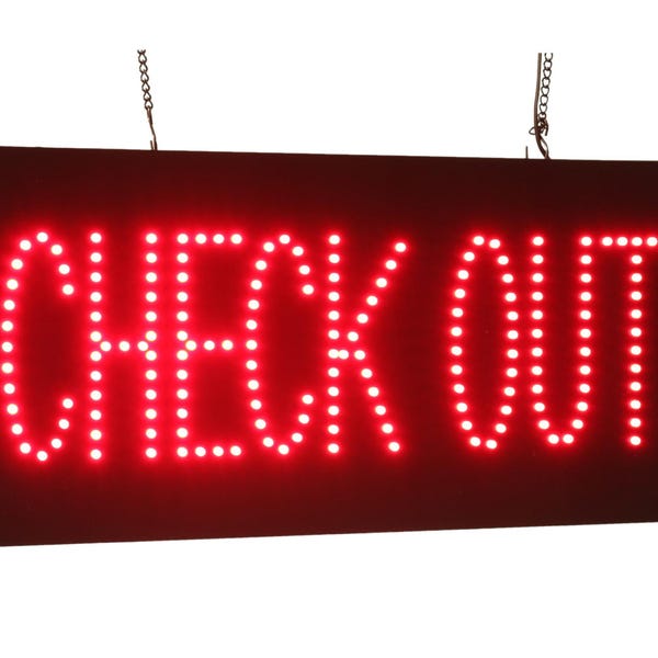 Check Out Sign - Etsy