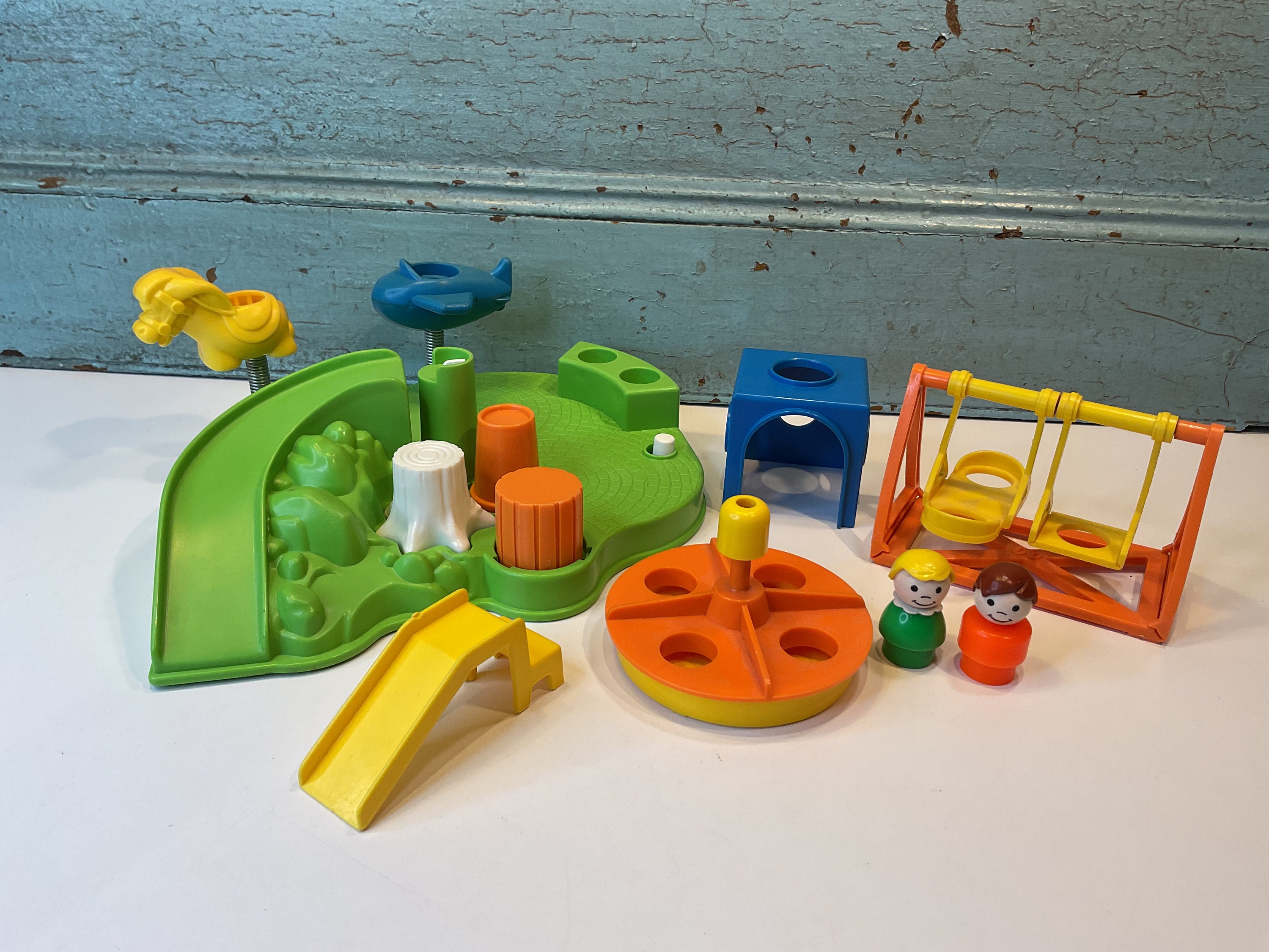 Buy COMPLETE Fisher Price Playground 1986 Vintage Fisher Price Online in  India 