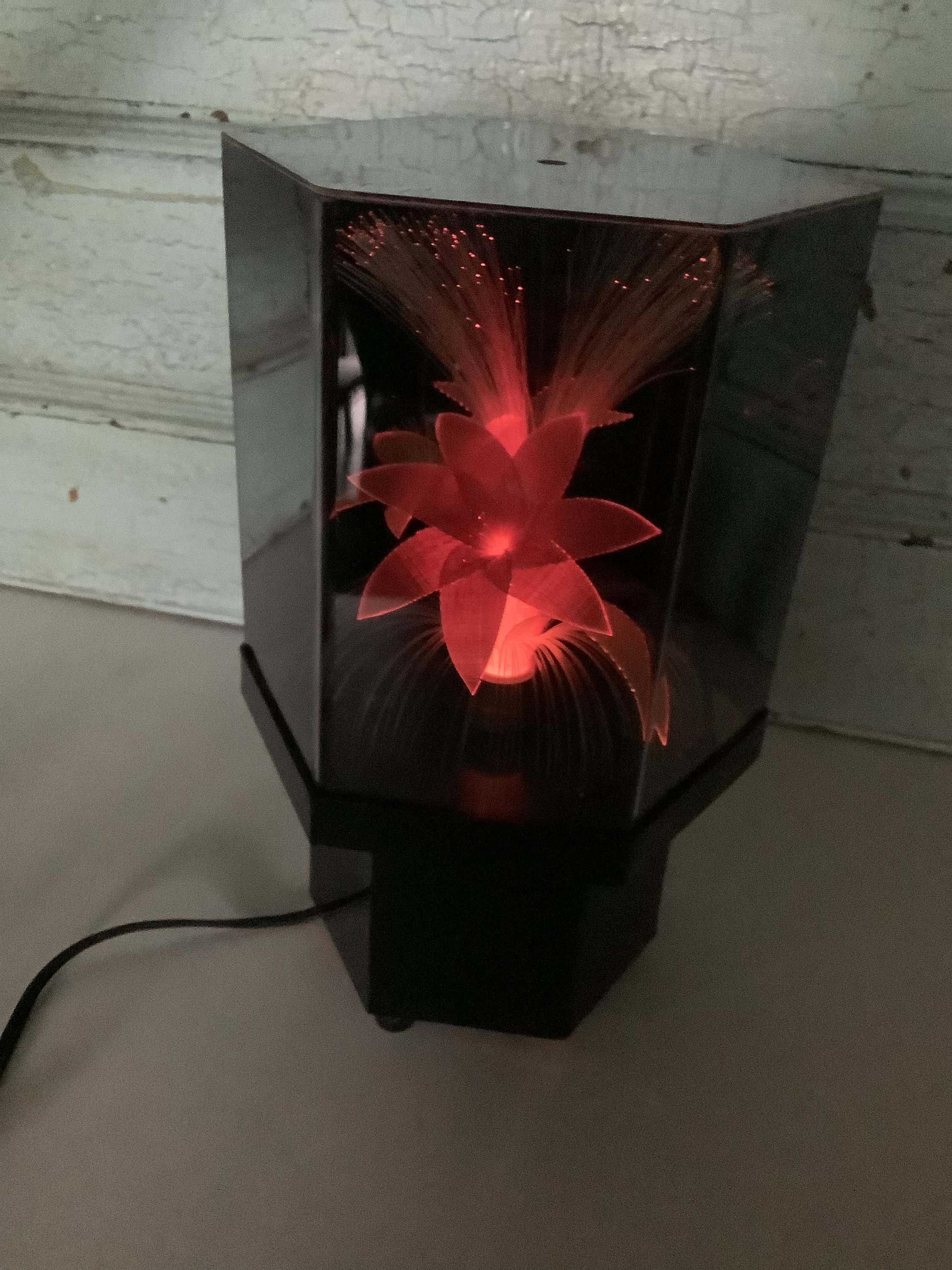 Vintage Optical Fiber Flower Lamp 70' - Etsy Vintage Optical Fiber Flower Lamp 70' - Etsy