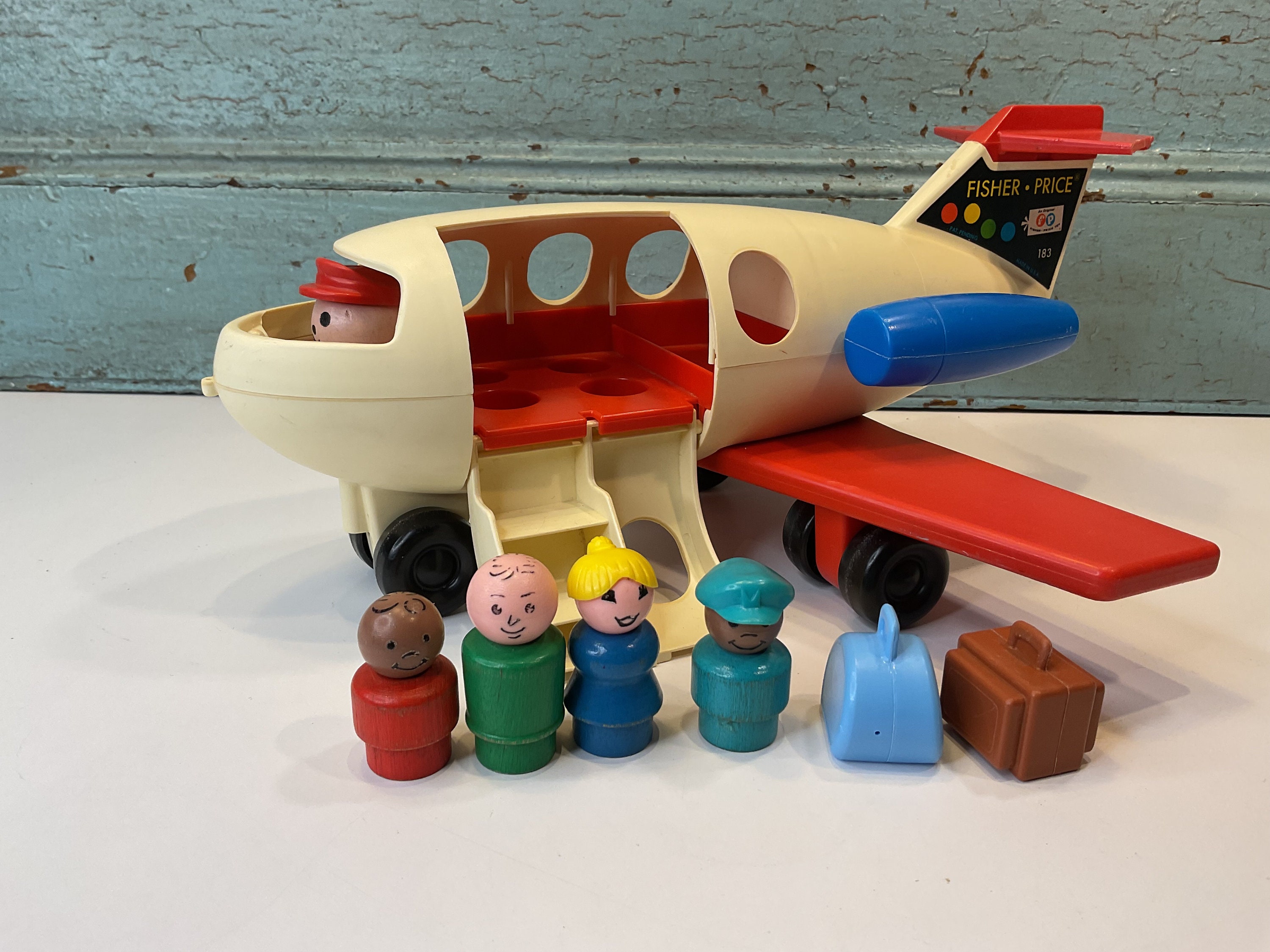 Vintage little hotsell people airplane