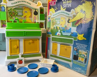 Vintage Hasbro Preschool Sesame Street Sink 1982 Etsy Canada