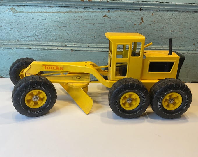 thumbnail image 2 of Vintage Tonka Road Grader Sticker Set – Original USA Made Decals For Grader Blade Restoration 2 of 4