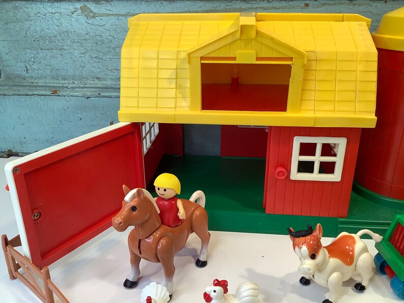 Vintage Playmates Farm Play Set 1981 Etsy