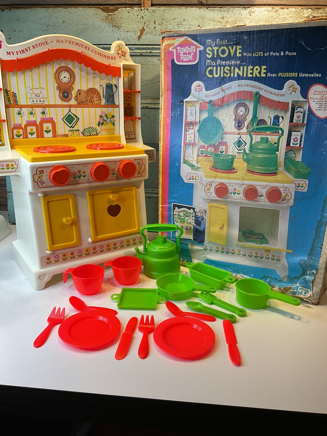 Vintage Romper Room My First Stove 1980 Etsy
