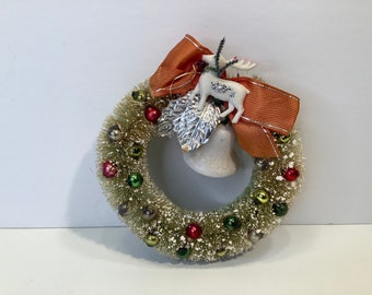 Antique small christmas wreath 50’