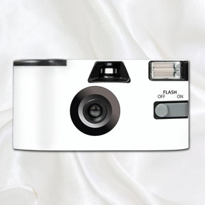 Classic White Disposable Camera for Weddings & Parties