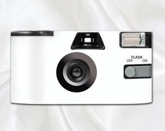 Classic White Disposable Camera for Weddings & Parties