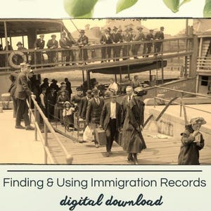 Hitta RÄTT immigrationsregister, plus ett HACK för att ladda ner och sortera passagerarlistor