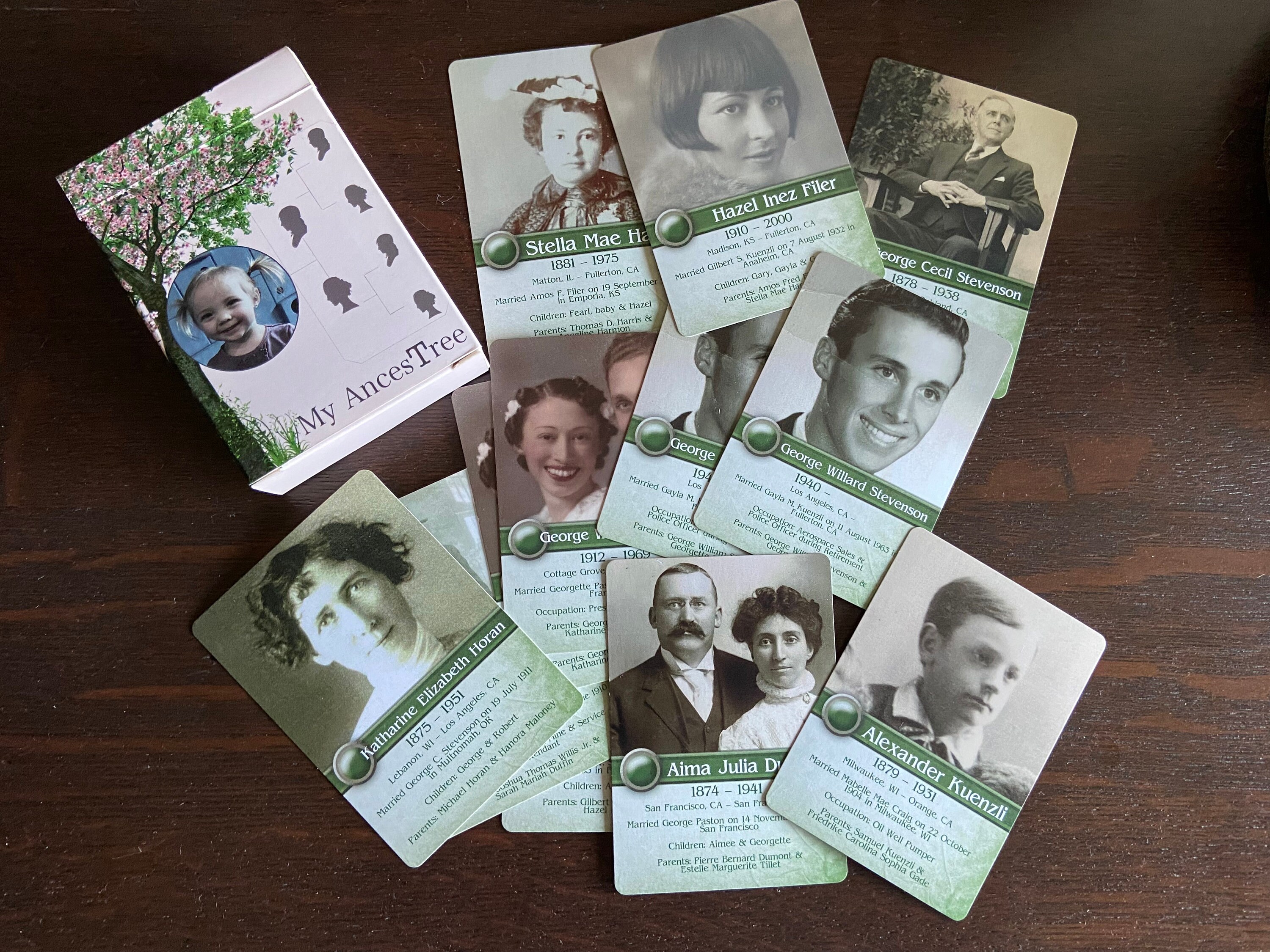 Family History Card Game Creation Instructions and Artwork Etsy