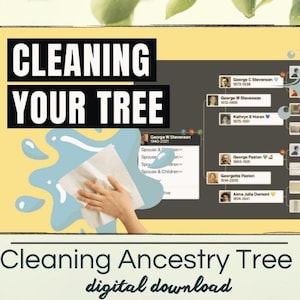 Cleaning Up Your Ancestry Tree