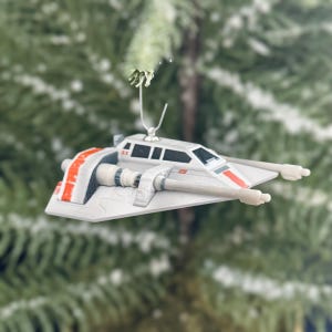 Star Wars Hoth Snow Speeder Christmas Tree Ornament