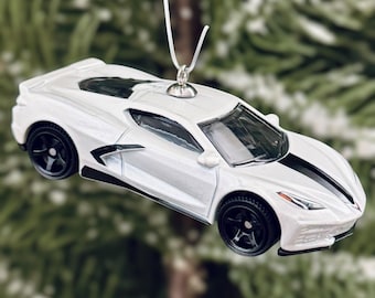 C8 Corvette Christmas Tree Ornament