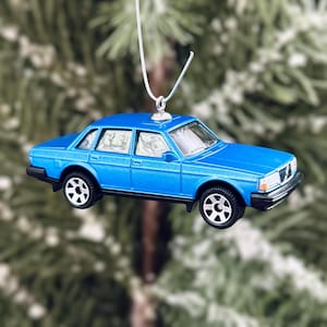 1986 Volvo 240 Christmas Tree Ornament