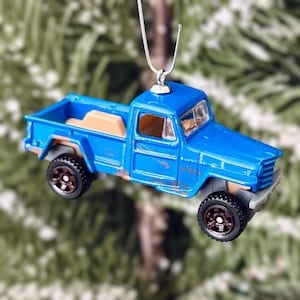 Jeep Willys Pickup Truck Christmas Tree Ornament