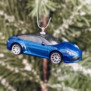 Porsche 911 (992) Targa Christmas Tree Ornament