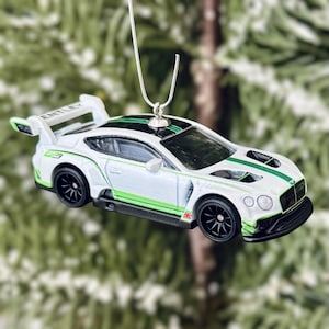 Bentley Continental GT3 Christmas Tree Ornament