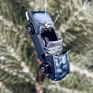 1969 Triumph Spitfire Christmas Tree Ornament (Opening Hood)