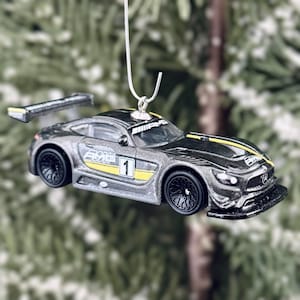 Mercedes AMG GT3 Christmas Tree Ornament