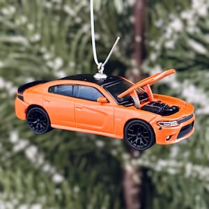 2018 Dodge Charger Daytona 392 Christmas Tree Ornament (Opening Hood)