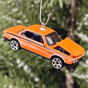 1973 BMW CSL Christmas Tree Ornament (Opening Hood)