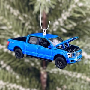 2020 Ford F-150 Christmas Tree Ornament (Opening Hood)
