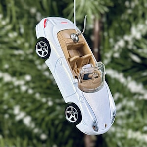 Enfeite de árvore de Natal Porsche 911 Carrera Cabriolet