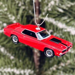 1970er Silver Cougar Eliminator Weihnachtsbaumschmuck
