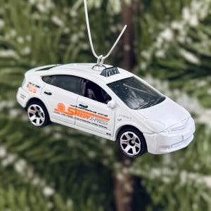 Toyota Prius Taxi Christmas Tree Ornament