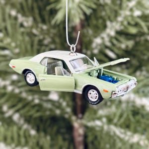 1968 Mercury Cougar Christmas Tree Ornament (Opening Doors & Hood)