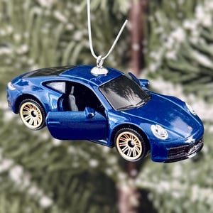Porsche 911 Christmas Tree Ornament (Opening Doors)