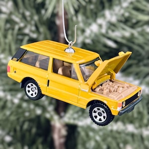 Décoration d&#39;arbre de Noël classique Range Rover (capot qui s&#39;ouvre)