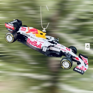 F1 Max Verstappen 2023 Turkey Livery Red Bull Racing Christmas Tree Ornament