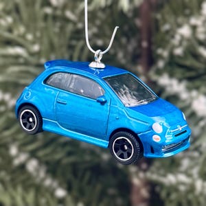 Fiat 500 Christmas Tree Ornament