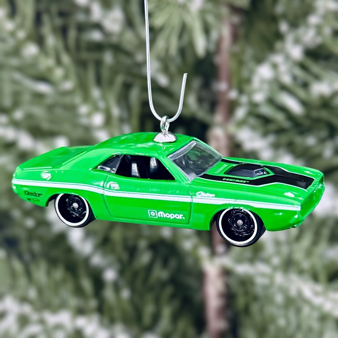 1970 Dodge Hemi Challenger Christmas Tree Ornament - Etsy
