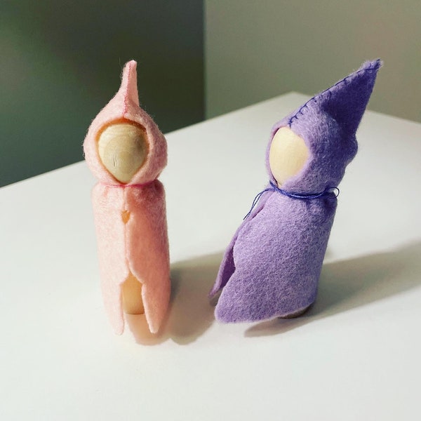 Waldorf Gnome Peg Dolls