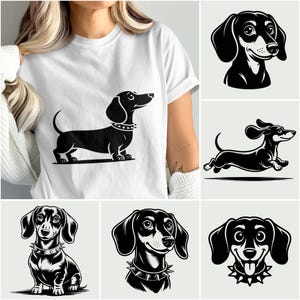 Dachshund PNG Bundle, Weiner Dog Png, Dachshund Clipart, Dog Breed Png, Sausage Dog, Dachshund Mom, Doxie Png, Instant Download, Dog Dad DIY