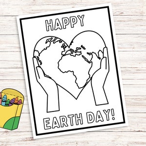Earth Day Coloring Pages and Earth Day Word Search for Kids, Earth Day ...