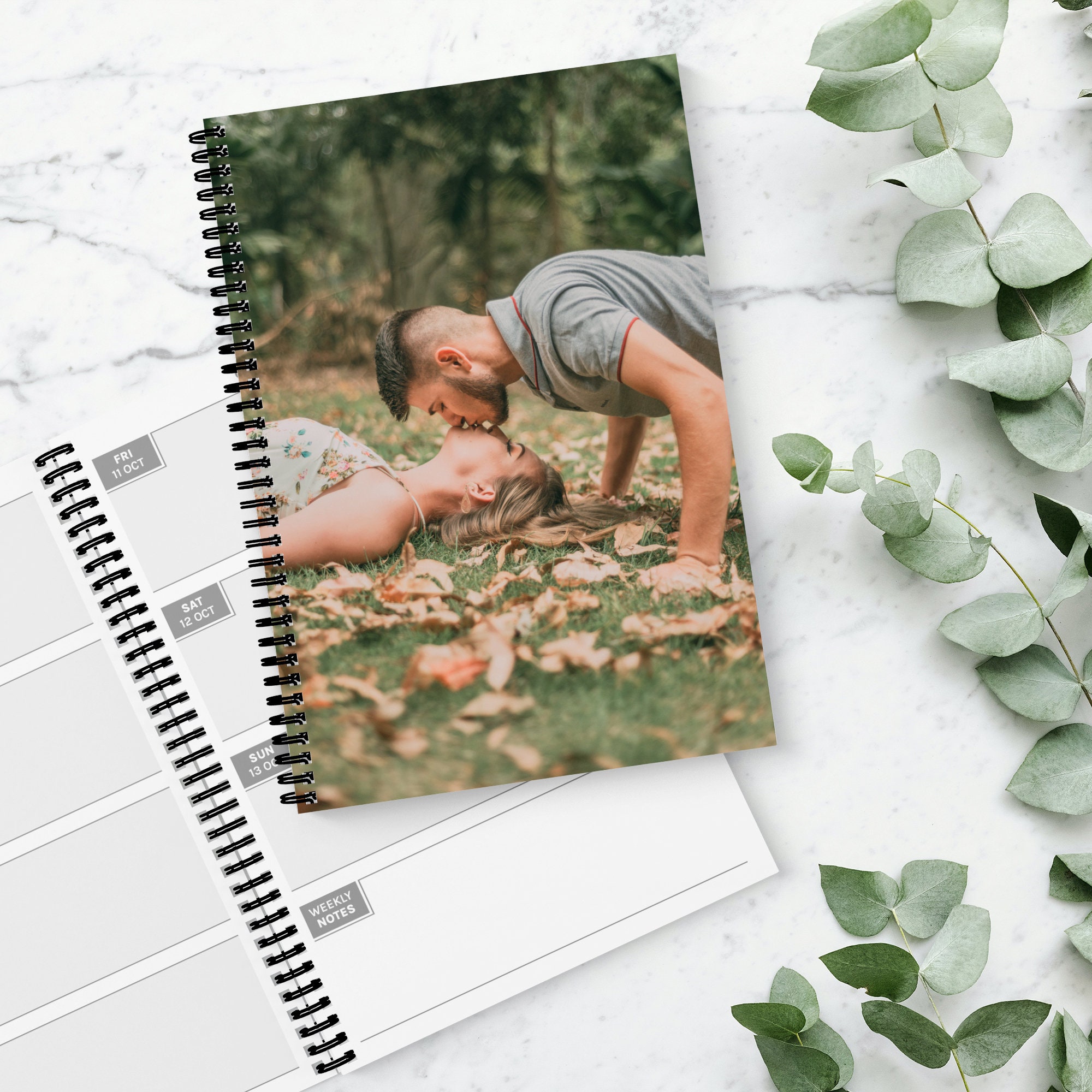 Full Page Photo 2024 Diary A5 Personalised 2025 Week to View Organiser