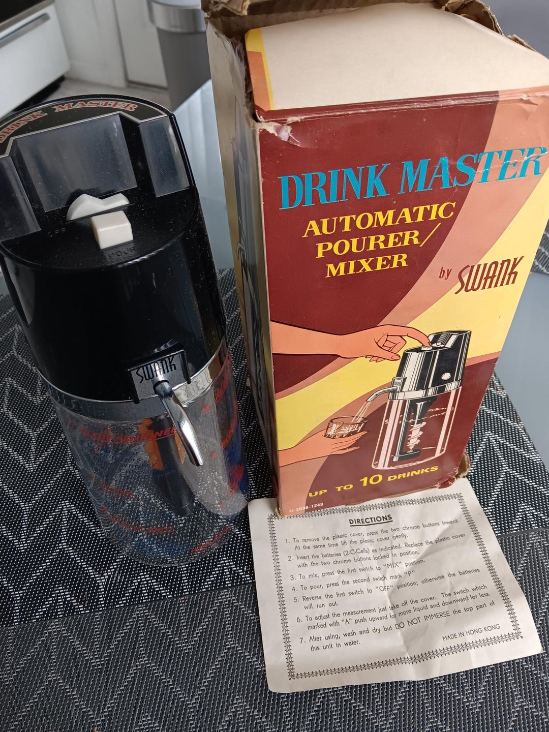 Swank Drink Master Automatic Pourer Mixer - Etsy